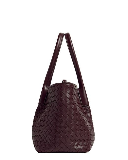 Bottega Veneta Purple Reversible Bag Picture Gallery Leather Calf Handbags