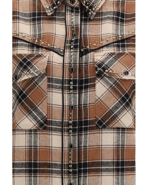 P.A.R.O.S.H. Multicolor Cowboy Shirt Cotton