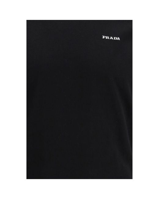 Prada Black Cotton T for men