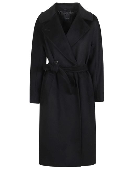 Weekend by Maxmara Black Resina Coat