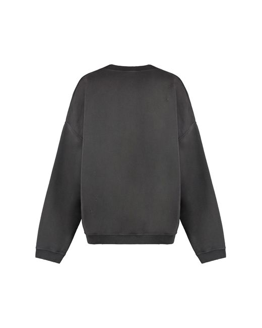 DSquared² Black Cotton Crew-neck Sweatshirt