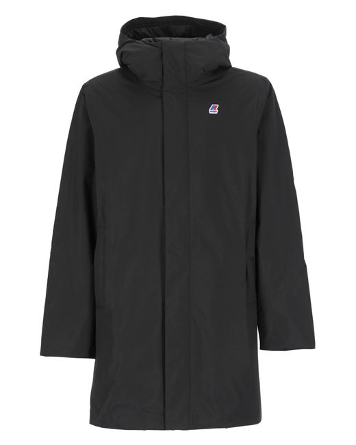 K-Way Synthetic Thomas Warm Ottoman Jacket in Black for Men | Lyst
