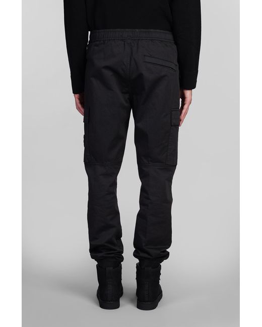 Stone Island Black Pants & Shorts for men