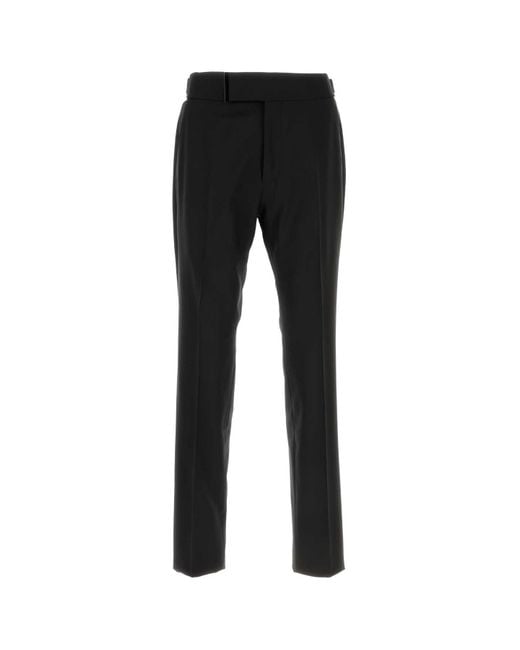 Tom Ford Black Wool Pant for men