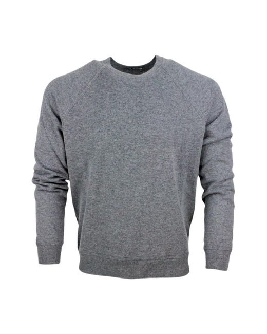 Malo Gray Sweaters 100Ws for men