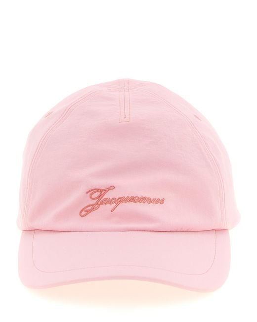 Jacquemus Pink Polyamide Cap (Baseball Hat)