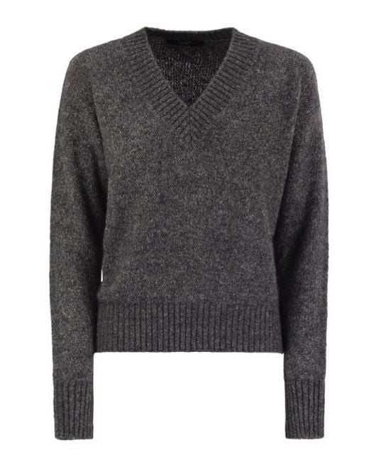 Weekend by Maxmara Gray Sweaters