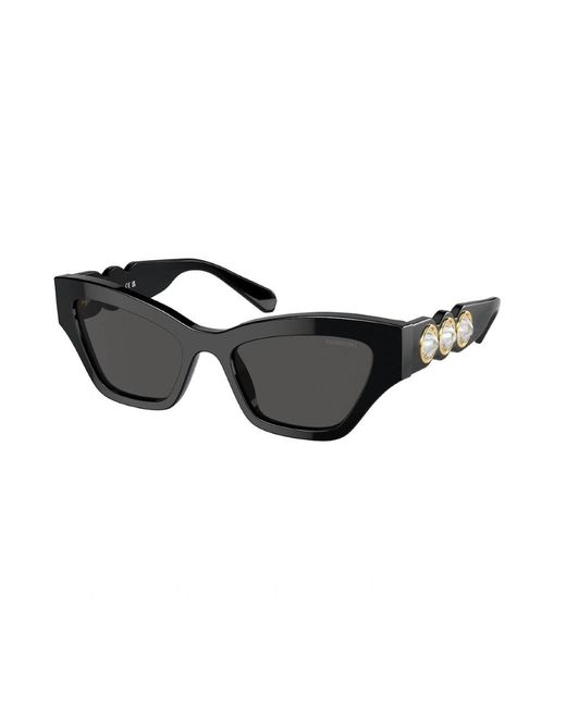 Swarovski Black Sk6021 100187 Sunglasses