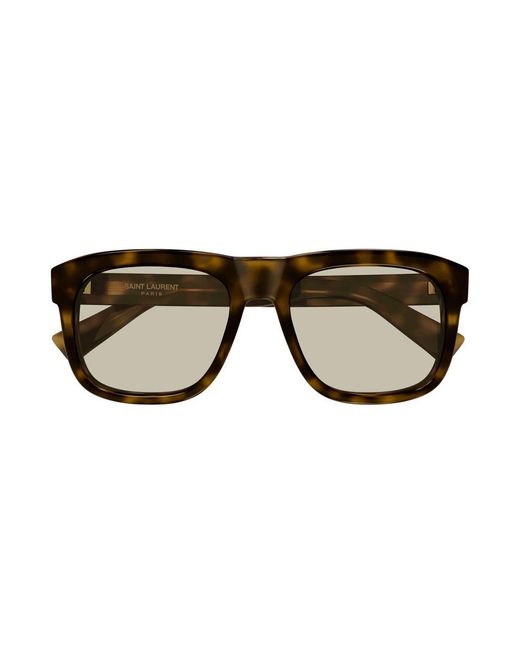 Saint Laurent Black Sunglasses Havana- Recycled Acetate Eyewear for men