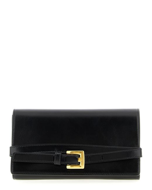 Balmain Black 'Shuffle' Wallet Chain