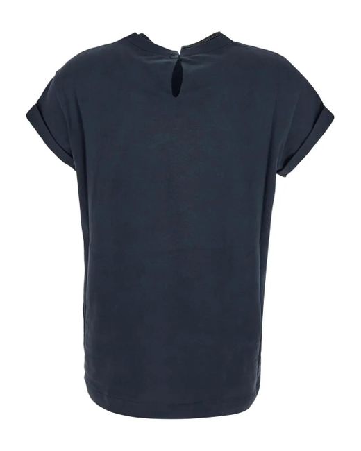 Brunello Cucinelli Blue T-Shirts And Polos