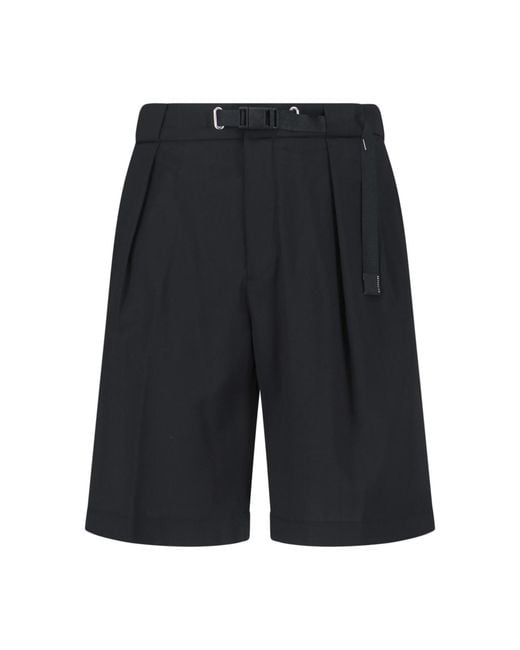 White Sand Black Trousers Polyester for men