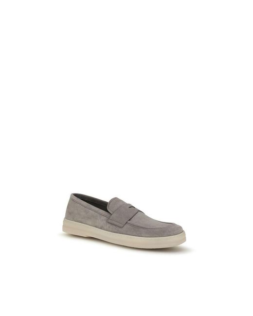 Prada Multicolor Gray Calf Leather Bos Taurus Slip for men