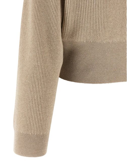 Brunello Cucinelli Natural 'Sparkling' Cardigan