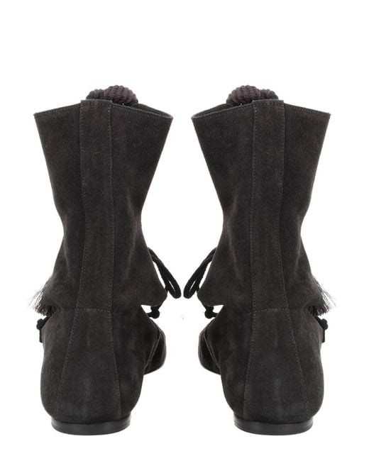 Isabel Marant Black Boots Liade Calf Leather