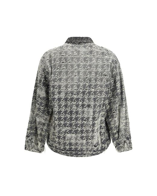 DIESEL Gray D-Elmo-Fsh Jacket for men