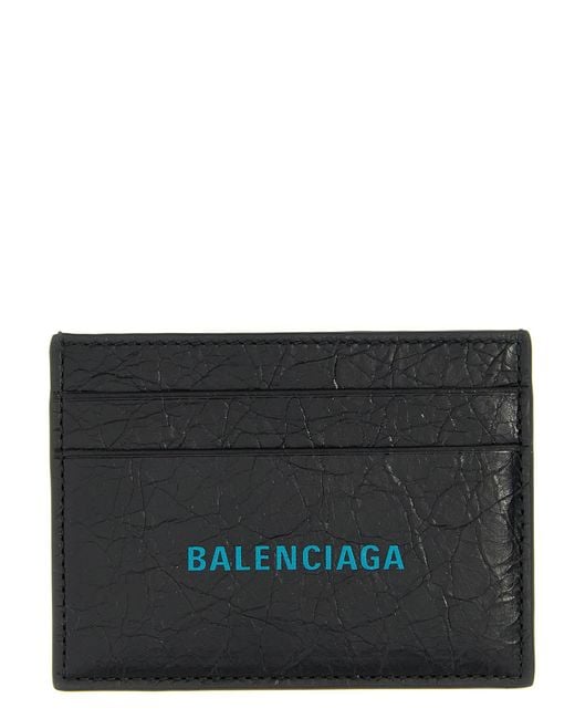 Balenciaga Black 'Cash' Card Holder for men