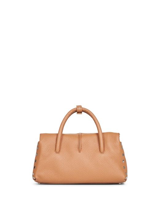 Zanellato Natural Handbag Dotta Small Amaretto