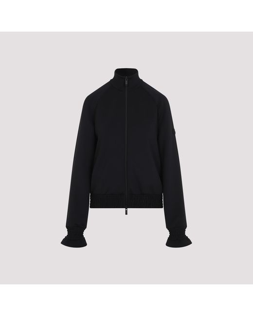 Moncler Black Zip-Up Cardigan