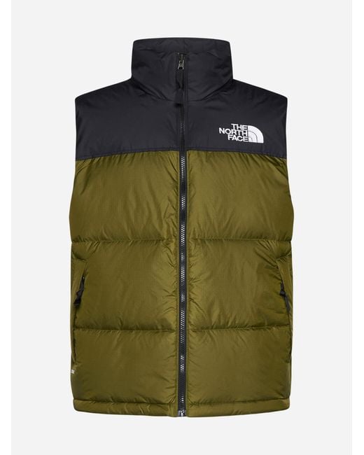 The North Face Green 1996 Retro Nuptse Quilted Nylon Down Vest for men