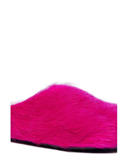 Marni Pink Fussbett Slip-On Flat Mules for men