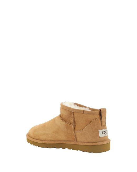 Ugg Brown Boots Classic Ultra Mini Suede Upper: Mutton for men