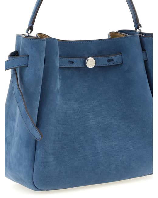 Tory Burch Blue Lamb Leather Handbag Bag