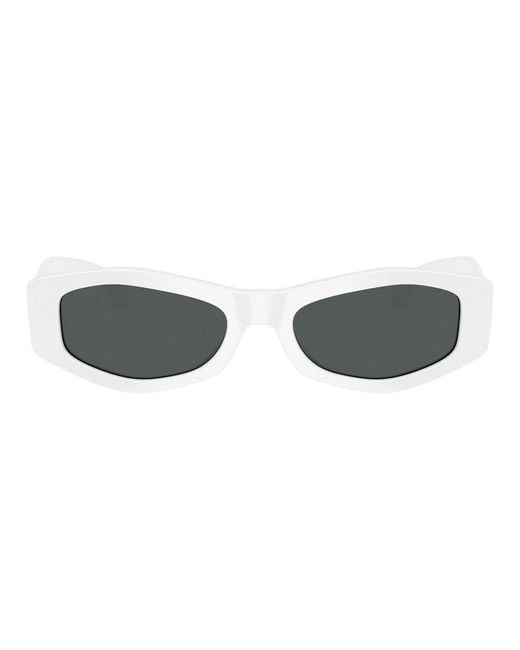 Versace Gray Sunglasses Rectangle Full Rim, Frame And Lens Ve4487314/87