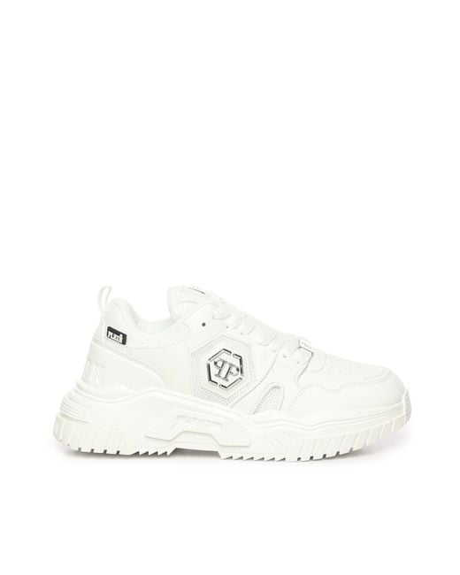 Philipp Plein White New Predator Sneakers<Br for men