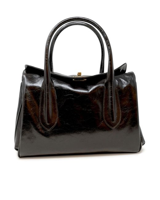 Abro Accordion Leather Bag in Black Lyst