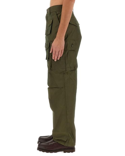 Engineered Garments Green Pants Fa for men