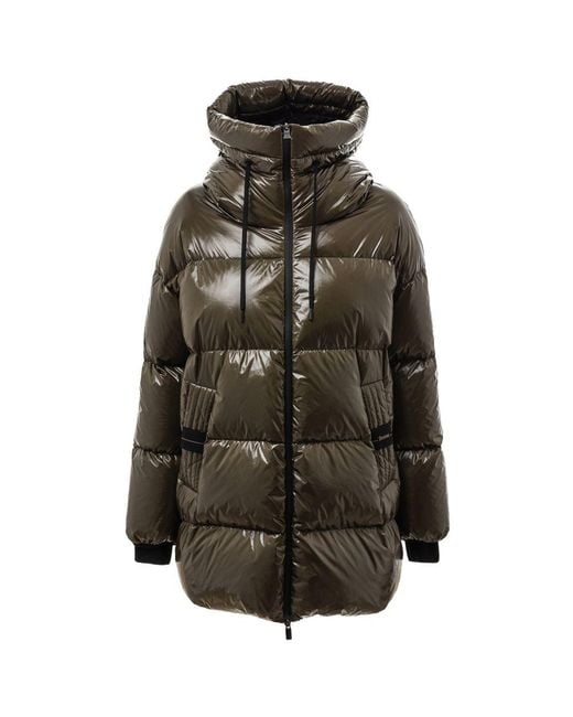 Herno Green Polyamide Parka Clothing