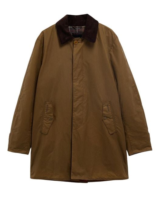Baracuta Brown Ba X Br Wax Trench Coat for men