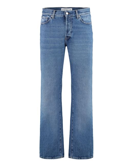 Department 5 Blue Bowl Straight-Leg Jeans Cotton Regular for men