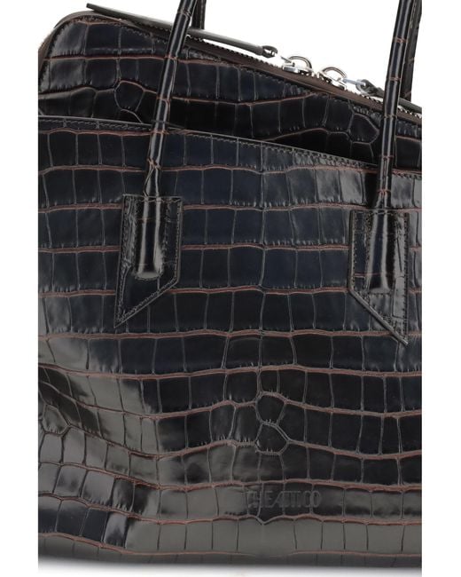 The Attico Black La Passeggiata Medium Shoulder Bag Calf Leather Bos Taurus
