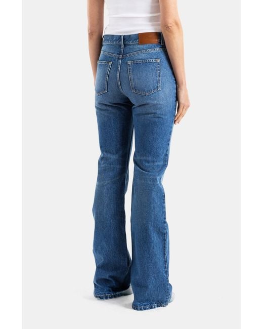 Chloé Blue Denim Flare Jeans