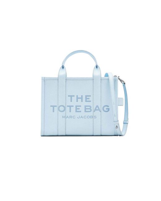 Marc Jacobs Blue Tote Bag Grain Leather Tote-Bags