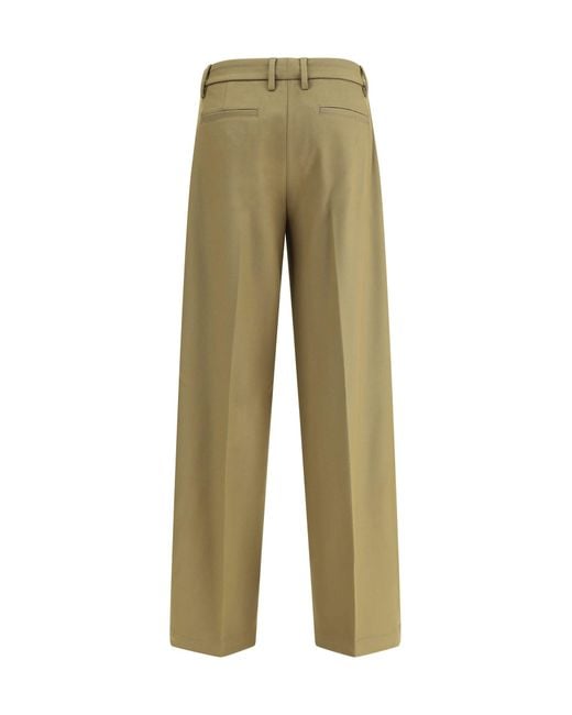 True Royal Green Virgin Wool Pants