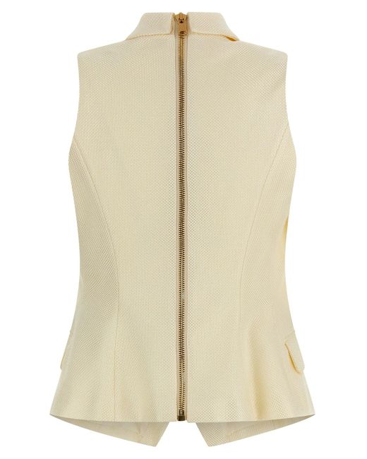 Balmain Natural And Coin' Vest