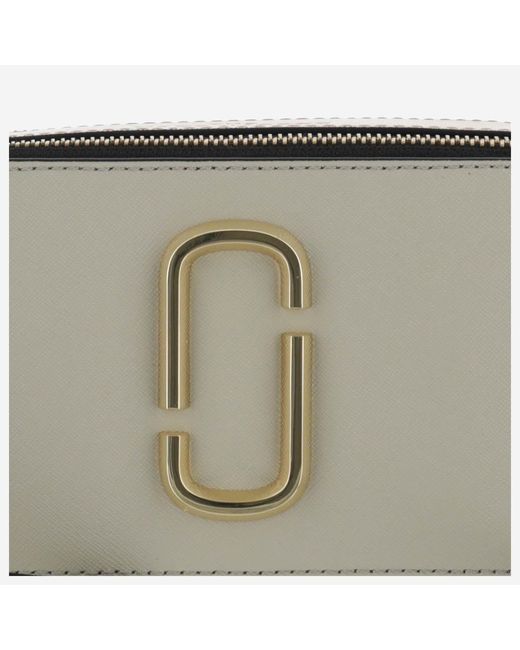 Marc Jacobs Gray Snapshot Camera Bag With Hardware Leather Satchels & Cross Body