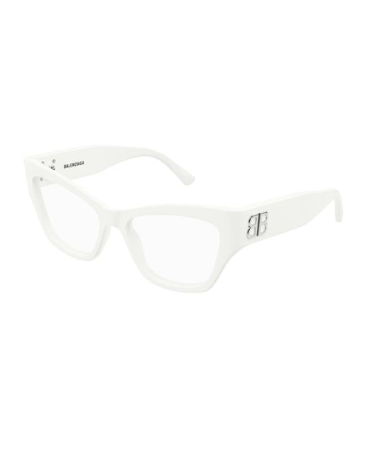 Balenciaga White Bb0362O Linea Everyday Eyeglasses