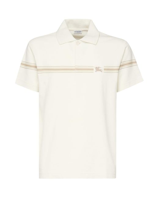 Burberry White T-Shirts And Polos for men