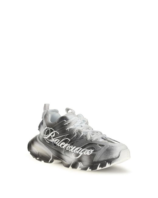 Balenciaga Gray Sneakers Track Stencil- Trainers