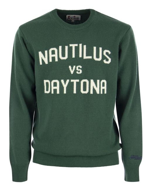 Mc2 Saint Barth Nautilus Vs Daytona Wool And Cashmere Blend Jumper in