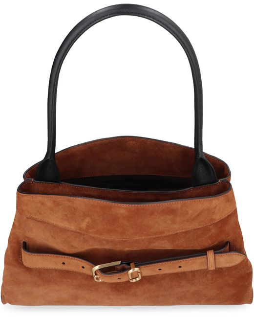 Marc Jacobs Brown Satchel Dakota Suede Cowhide Handbags
