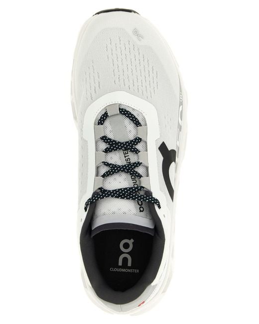 On Shoes White Cloudmster Sneakers for men