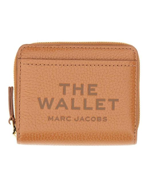 Marc Jacobs Brown Portafoglio "The Compact" Mini