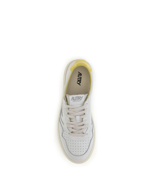 Autry White Medalist Low Game Set Match! Sneakers for men