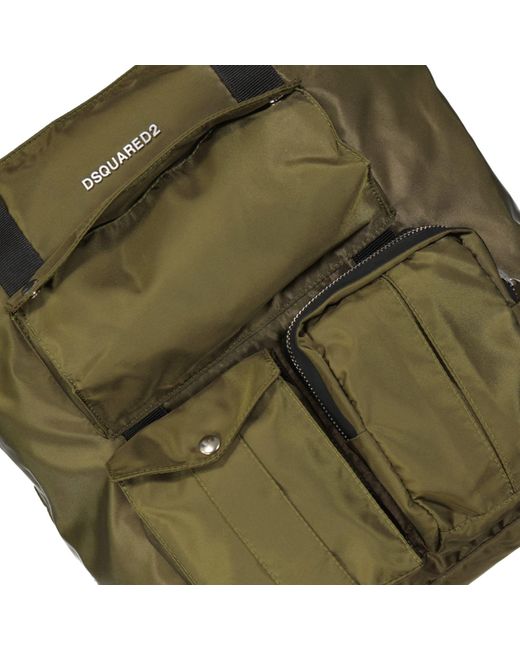 DSquared² Green Logo Handle Bag
