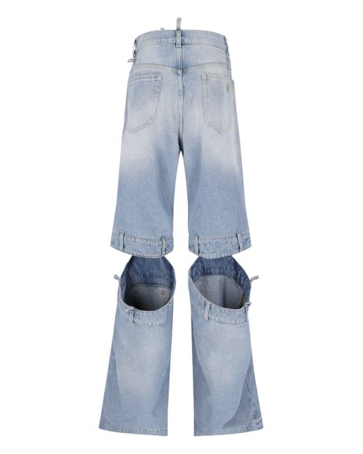 The Attico Jeans 'sky Blue'